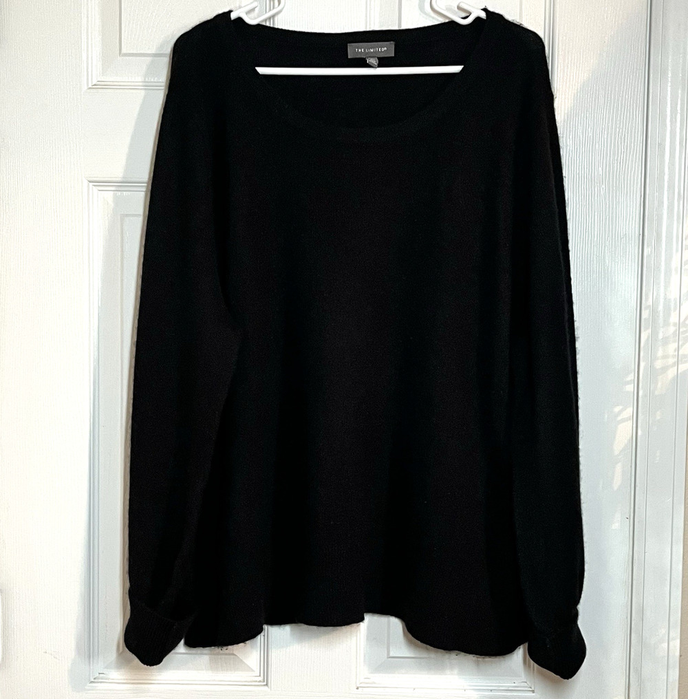 The Limited Cashmere Sweater Womens 3X Quiet Luxury Plush Knit Elevated Basic